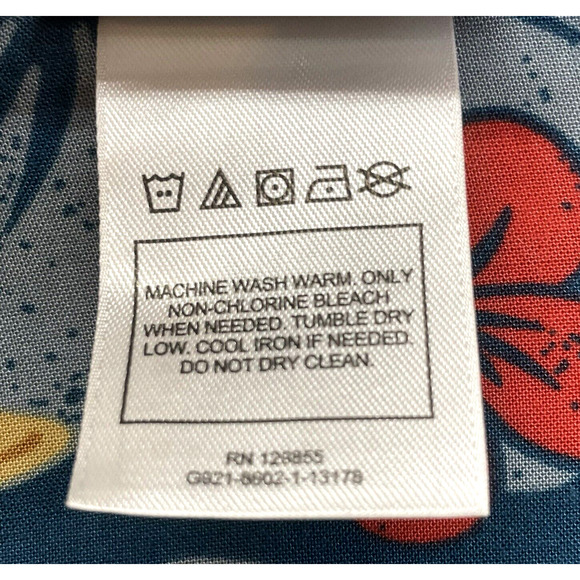 Disney Parks Authentic Shirt Mens Large Tiki Hawaiian Mickey Pluto Surf Floral - Picture 8 of 11